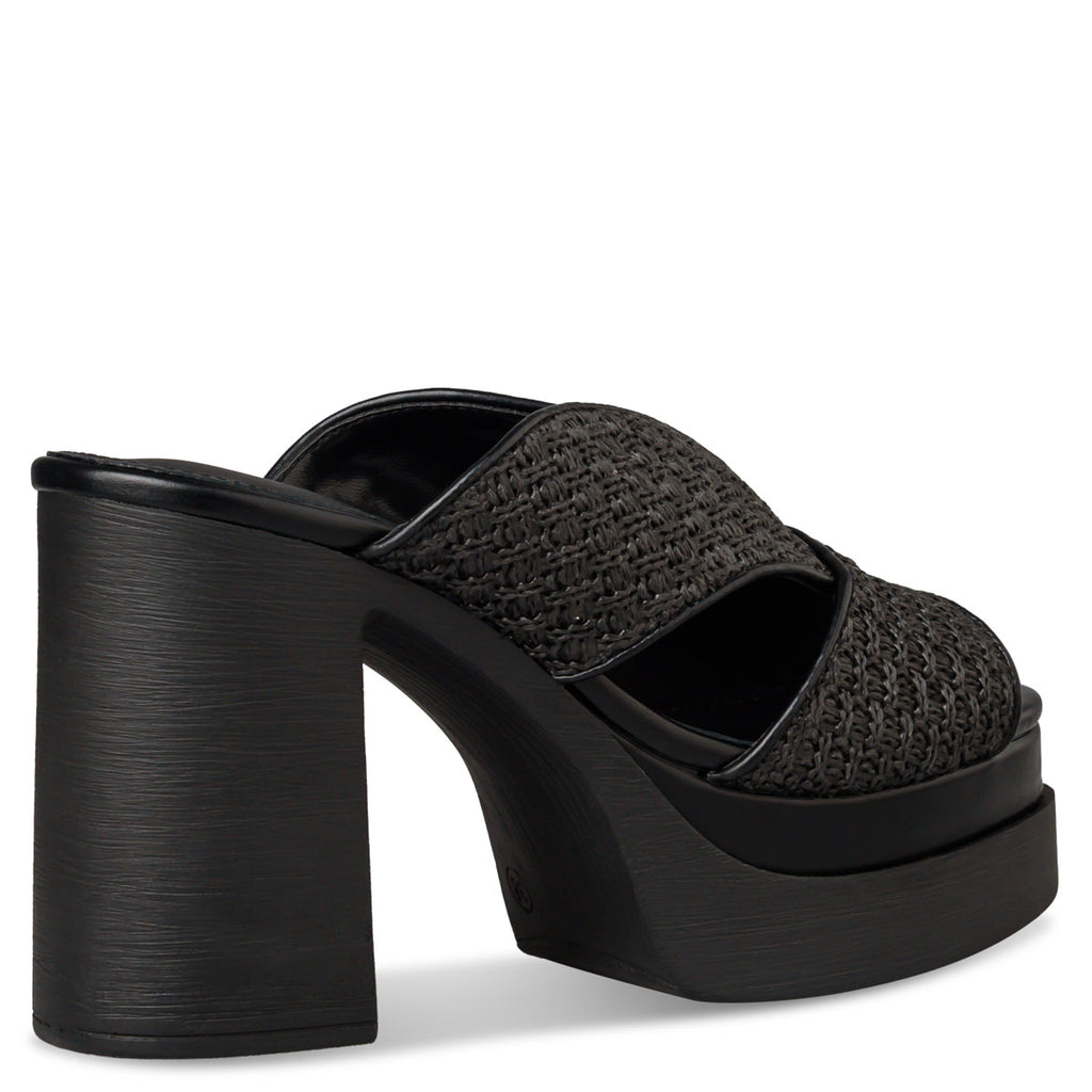 Envie E37-23175 Platform Heel Mules – Γυναικεία Mules με Τακούνι | Μαύρο