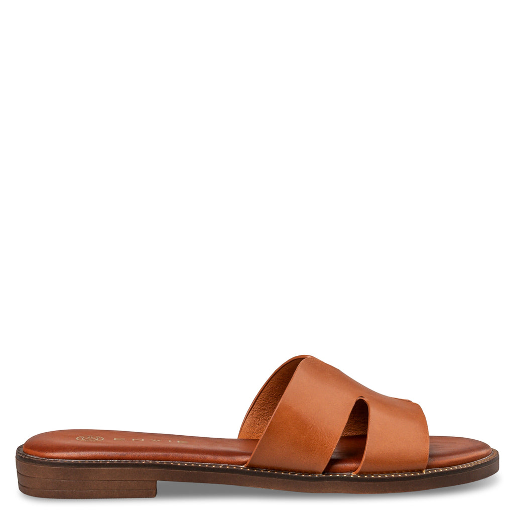 Envie E96-23316 Flat Sandals – Γυναικεία Σανδάλια | Καμελ