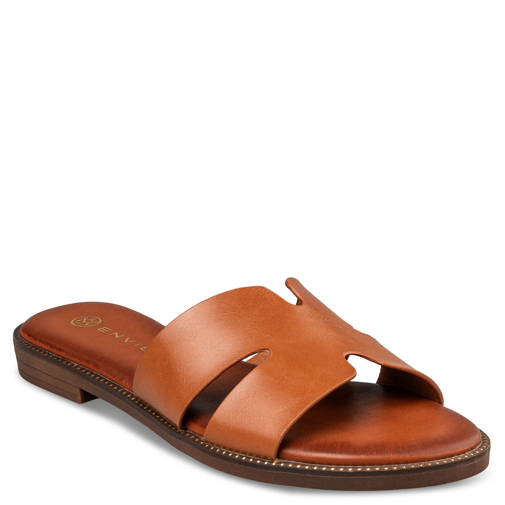 Envie E96-23316 Flat Sandals – Γυναικεία Σανδάλια | Καμελ