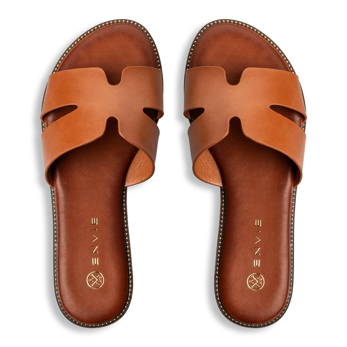 Envie E96-23316 Flat Sandals – Γυναικεία Σανδάλια | Καμελ
