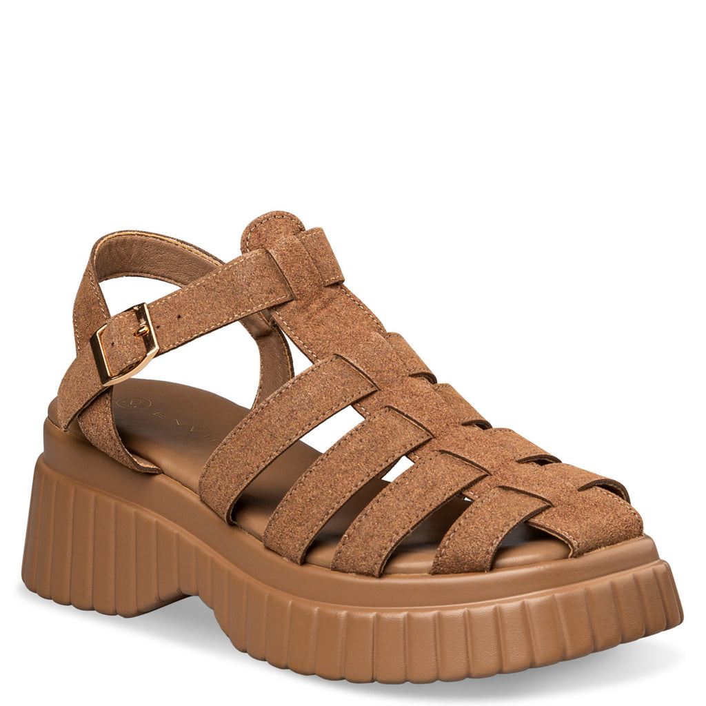 Envie E96-23360 Flatform Sandals – Γυναικεία Πλατφόρμες | Μπεζ