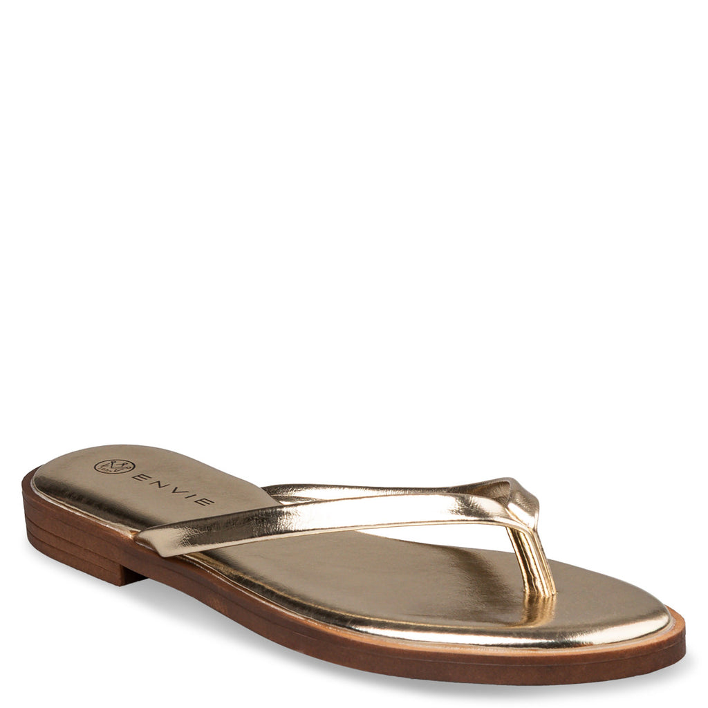 Envie E96-23454 Thong Sandals – Γυναικεία Σανδάλια | Χρυσό